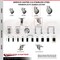 Service Caster 4 Inch 316SS Thermoplastic Rubber Swivel 1-7/8 Inch Expanding Stem Caster Set SCC-SS316EX20S414-TPRB-178-4 - alternate 4